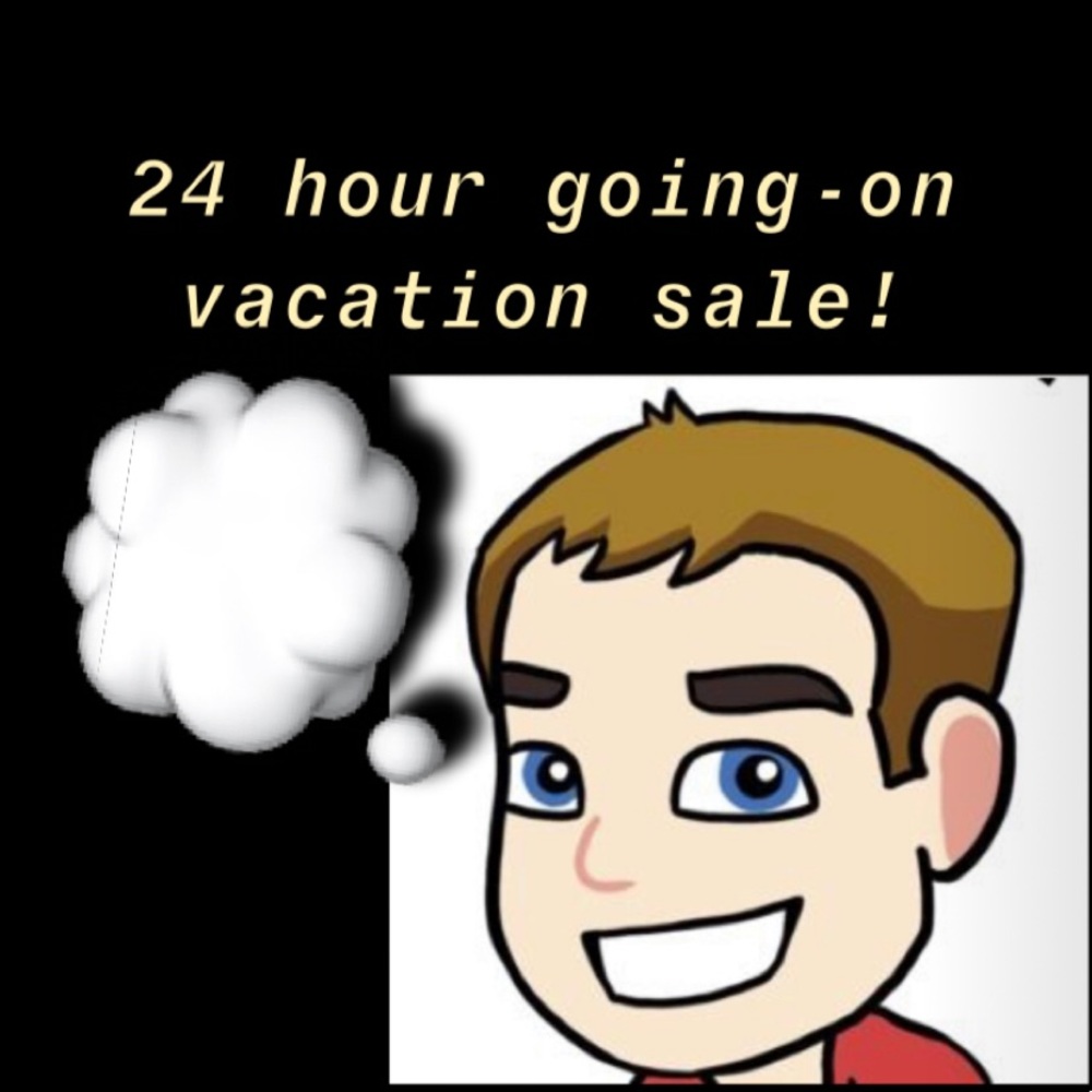 Going on vacation SALE🎉